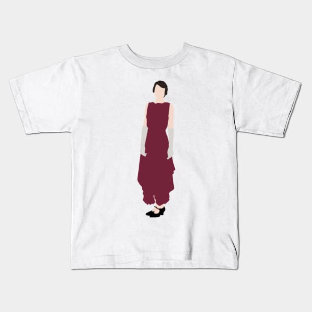 Lady Mary - Downton Abbey Kids T-Shirt by KendalynBirdsong